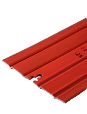 CWS 002002V Kabelová krycí deska DEKAB 150/2 mm PVC (1ks=1m) červená