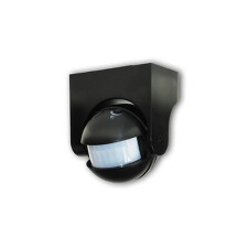 ELEKTROBOCK 1529 LX39 - černá Pohybové čidlo IP44, detekční úhel 180°, 12m, max.1200W