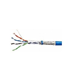 SCHRACK HSEKS424PP Kabel SF/UTP Cat.5e 4x2xAWG24, PVC plášť modrý (bal=100m)