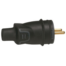 LEGRAND 050445 vidlice guma 2p+T černá