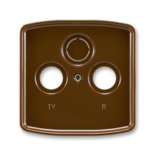 ABB 5011A-A00300 H, TANGO Kryt zásuvky TV+R+SAT; hnědá