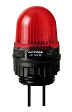 WERMA 23110455 LED instalační pevné svítidlo Economy 24V/DC, rudá