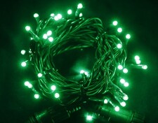 CITY SR-054052 LED girlanda stálesvítící prodlužovací zelená 40 LED 5m tmavo-zele