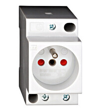 SCHRACK BZ325001-A Zásuvka ČSN, DIN