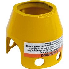 SCHNEIDER ZBZ1605 Ochranný kovový kryt - žlutá