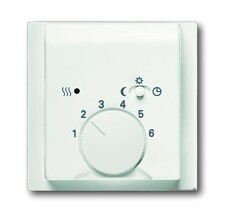 ABB 2CKA001710A3924, IMPULS Kryt termostatu prost., otočný; mechová bílá; 1795-774
