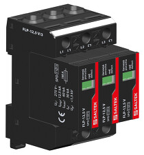 SALTEK A03425 FLP-12,5 V/3 svodič a přepětí, pro 3-fázový systém TN-C