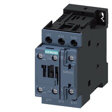 SIEMENS 3RT2025-1BB40 Stykač AC-3 7.5KW/400V, 1NO+1NC, DC 24V, 3-pole