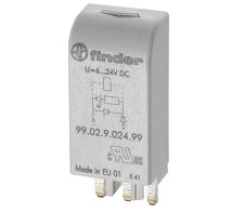 FINDER 99.02.0.024.59 modul LED, 6-24V AC/DC