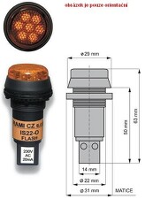 RAMI IS22-G-230AC Indikační signálka *RAM03203