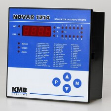 NOVAR 1214 regulátor jalového výkonu, 14 stupňů, alarmové relé,oddělené napájení,144x144mm