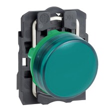 SCHNEIDER XB5AVB3 Signálka s LED, 24V - zelená