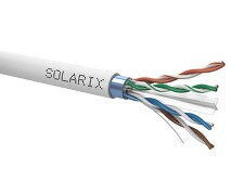 SOLARIX 26000003 SXKD-6-FTP-PVC Instalacní kabel  CAT6 FTP PVC 500m/cívka