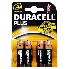 DURACELL baterie alkalická PLUS  MN1500/LR6/AA; BL4 *5000394017641