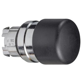 SCHNEIDER ZB4BC24 Ovládací hlavice stiskací s hřib. knoflíkem - černá