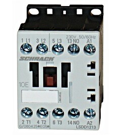 SCHRACK LSDD1213-- Stykač 12A/5,5kW/400V,3+1Z/230VAC