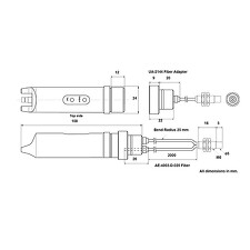 BRÜEL & KJAER UA-2144--- Adaptor for Fiber Ø2.2mm for Laser Tacho Probe Type 2981