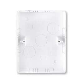 ABB 3900J-C00002 B Krabice přístrojová pro lištové rozvody (pro dvojzásuvky) ,jasně bílá