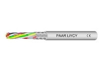 PAAR-LiYCY 8x2x0,75 Flexibilní stíněný kabel, barevné značení žil DIN 47100, EMC *0217017