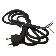 EMOS S18322 Flexo PVC 3x1,5 černá 2m / KF-CR2 H05VV-F3 (HY005-F)