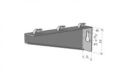 ARKYS ARK-215010 Nosník NZM 100 "GZ" - pro žlab 50/50; 100/50; 100/100