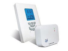 SALUS T105RF Bezdrátový týdenní termostat s předvídavým systémem, 0-230V, digitální přenos