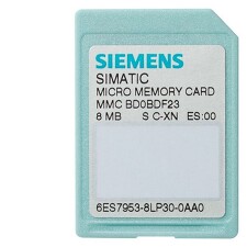 SIEMENS 6ES7953-8LP31-0AA0 SIMATIC S7, MICRO MEMORY CARD FOR S7-300/C7/ET 200, 3.3 V NFLAS