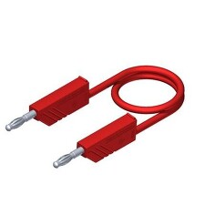 SKS-HIRSCHMANN 934 065-101 MLN200/1RD Měřící kabel 2m 1mm2, ban./ban.4mm červený