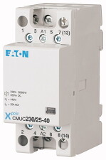 EATON 137309 CMUC230/25-40 Instalační stykač, 230V AC/DC, 25A, 4zap. kont.