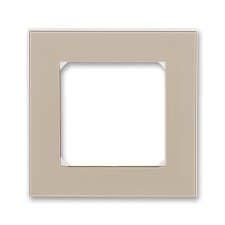 ABB 3901H-A05010 18, LEVIT Rámeček jednonásobný; macchiato/bílá