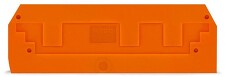 WAGO 283-352 Koncová a středová přepážka 2,5mm oranžová