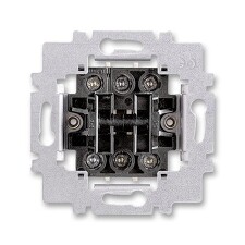 ABB 3558-A52340 Přístroj přepínače dvojitého střídavého, řazení č.6+6