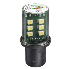 SCHNEIDER DL1BDB1 LED žárovka - BA15, 24 V - bílá