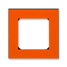ABB 3901H-A05010 66, LEVIT Rámeček jednonásobný; oranžová/kouř. černá