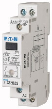 EATON 265301 Z-SB230/SS Impulsní relé, tlačítko+LED, 230 V~, 2zap.kont.