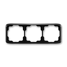 ABB 3901A-B30 N, TANGO Rámeček trojnásobný, vodorovný; černá