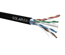 SOLARIX 27655194 SXKD-6-FTP-PE Instalační kabel  CAT6 FTP PE venkovní 500m/cívka