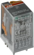 ABB ELSYNN CR-M024AC4L Relé s LED,4c/o, 6A,24V AC *1SVR405613R0100