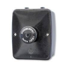 ABB 35303-71 Spínač trojpólový stiskací, 16 A, 400 V, IP43, nástěnný ,černá