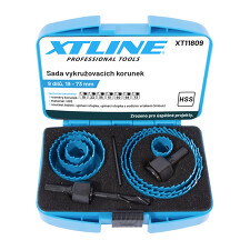 XTLINE XT11809 Vykružovací sada 19-73mm 9dílů