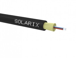 SOLARIX 70291040 SXKO-DROP-4-OS-LSOH DROP1000 Optický kabel  4vl 9/125, 3,6mm LSOH, černý