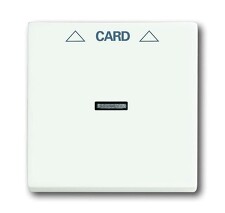 ABB 2CKA001710A3928, FUTURE Kryt spínače kartového, s průz.; mechová bílá; 1792-884