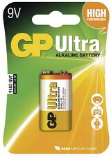 EMOS B1951 Baterie GP ULTRA (9V) 6LF22 alkalická 1BL