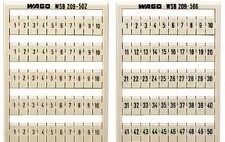 WAGO 209-505 Blok označovacích štítků 31-40