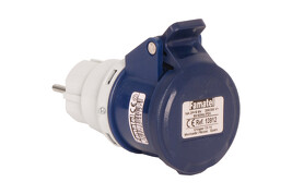 FAMATEL 13912 Adaptér IP40 Zásuvka s kolíkem / CEE