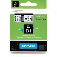 DYMO 45803 ( S0720830 ) Páska samolepící 19mm/7m bílá/černá *8591120018119