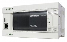 MITSUBISHI FX3GE-40MT/ESS - Napájení 230V,24In.DC24,16xTr.,3xAn.,Eth.,USB,RS422