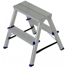XTLINE DHR 402 Žebřík dvojstranný hliníkový 2 stupně DHR nosnost 150 kg