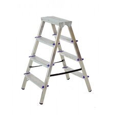 XTLINE DHR 404 Žebřík dvojstranný hliníkový 4 stupně DHR nosnost 150 kg