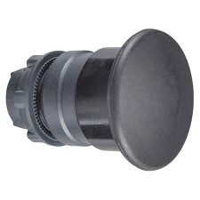SCHNEIDER ZB5AC2 Ovládací hlavice stiskací s hřibovým knoflíkem - černá